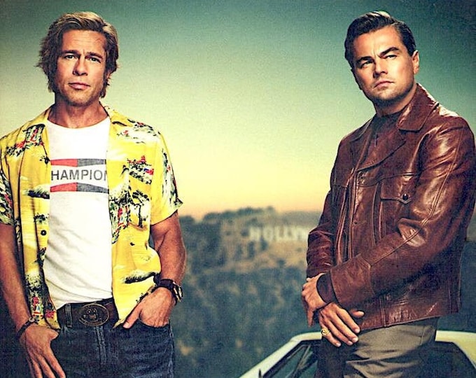 Once Upon a Time in Hollywood (A) | Brad Pitt, Leonardo DiCaprio | 2019 original print | Japanese chirashi film flyer