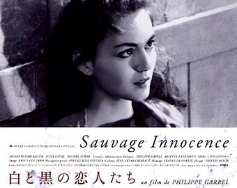 Sauvage Innocence | French Cinema, Philippe Garrel | 2002 original print | Japanese chirashi film poster