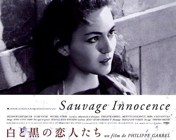 Wild Innocence | French Cinema, Philippe Garrel | 2002 original print | Japanese chirashi film flyer