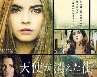 Face of an Angel | British Cinema, Kate Beckinsale, Cara Delevingne | 2015 original print | Japanese chirashi film poster