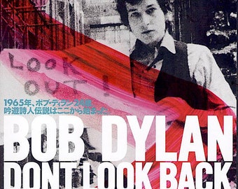 Bob Dylan: Don't Look Back (B) | 60s Documentary, DA Pennebaker | 2017 print | Japanese chirashi film flyer