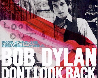 Bob Dylan: Don't Look Back (B) | 60s Documentary, DA Pennebaker | 2017 print | Japanese chirashi film poster