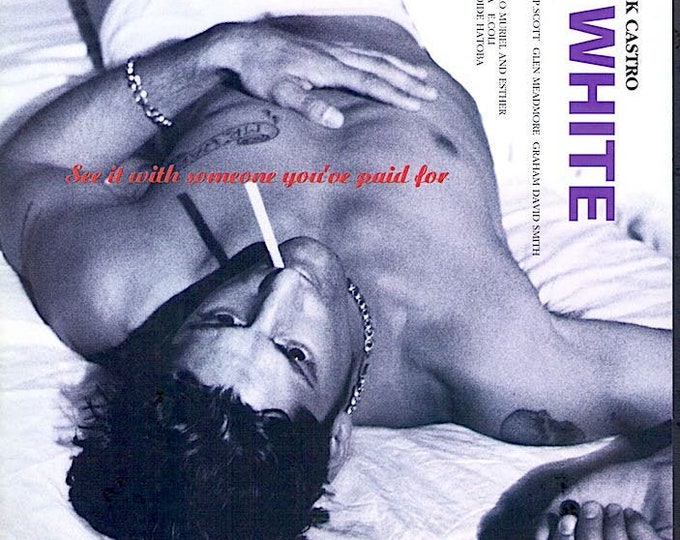 Hustler White | 90s American Queer Cinema, Bruce La Bruce | 1997 original print | vintage Japanese chirashi film flyer