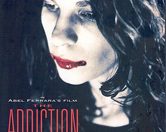 The Addiction | 90s US Horror, Lili Taylor, Abel Ferrara | 1997 original print | vintage Japanese chirashi film poster