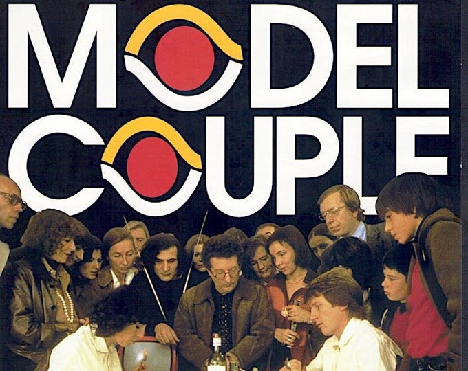The Model Couple | 70s French Cinema, William Klein | 2002 print | Japanese chirashi film flyer