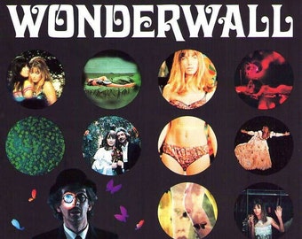Wonderwall | 60s British Cinema, Jane Birkin | 1996 print | vintage Japanese chirashi film flyer