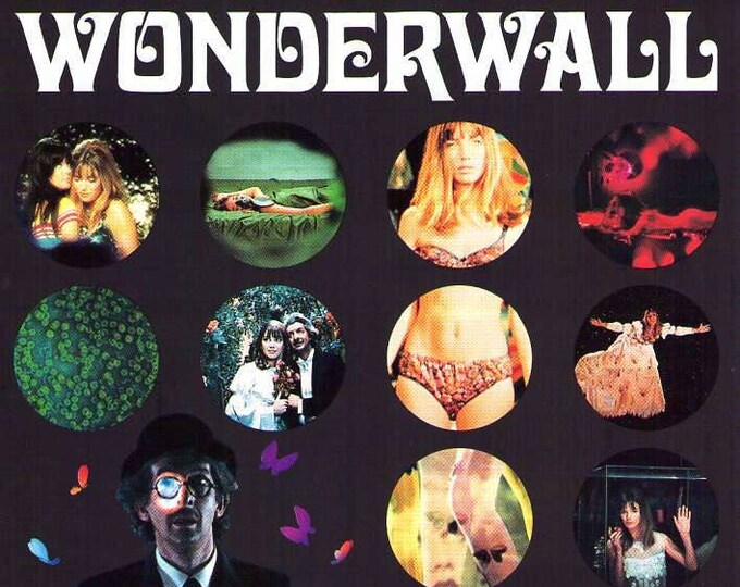 Wonderwall | 60s British Cinema, Jane Birkin | 1996 print | vintage Japanese chirashi film flyer