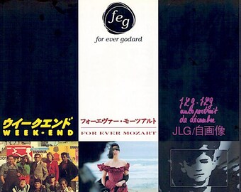 For Ever Godard | Jean-Luc Godard film showcase | 2002 print | Japanese chirashi film flyer