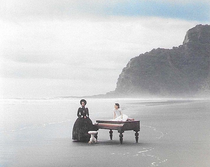 The Piano | 90s Kiwi Classic, Jane Campion, Holly Hunter | 2024 print | Japanese chirashi film flyer
