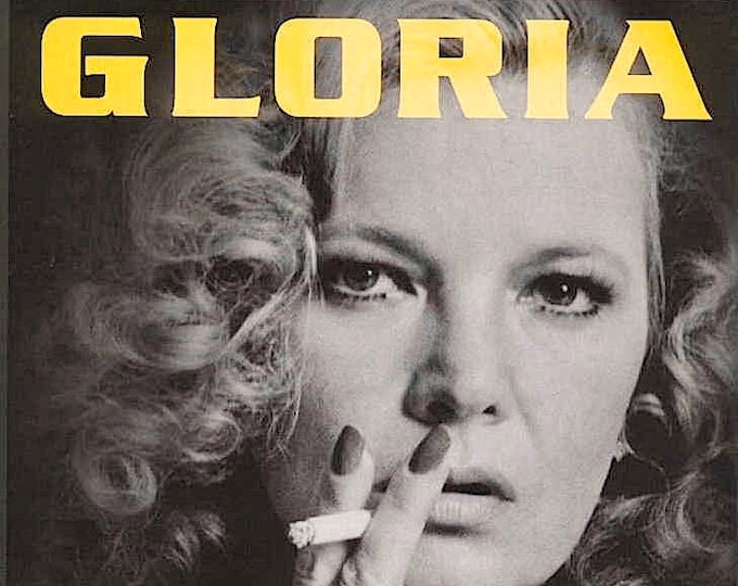 Gloria (B) | 80s American Classic, Gena Rowlands, John Cassavetes | 1999 print | Japanese chirashi film flyer
