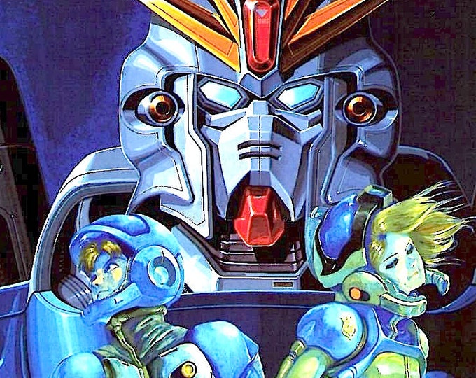Mobile Suit Gundam F91 | 90s Anime Classic | 1991 original print | vintage Japanese chirashi film flyer