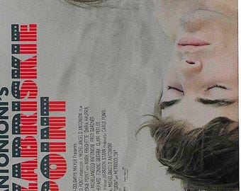Zabriskie Point (B) | 70s American Cult Classic, Michelangelo Antonioni | 2026 print | Japanese chirashi film flyer