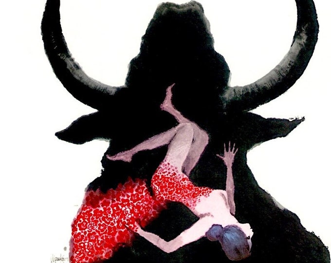 In the Realm of the Senses (A) | 70s Japan Cult Classic, Nagisa Oshima | 1976 original print | Japanese chirashi film flyer