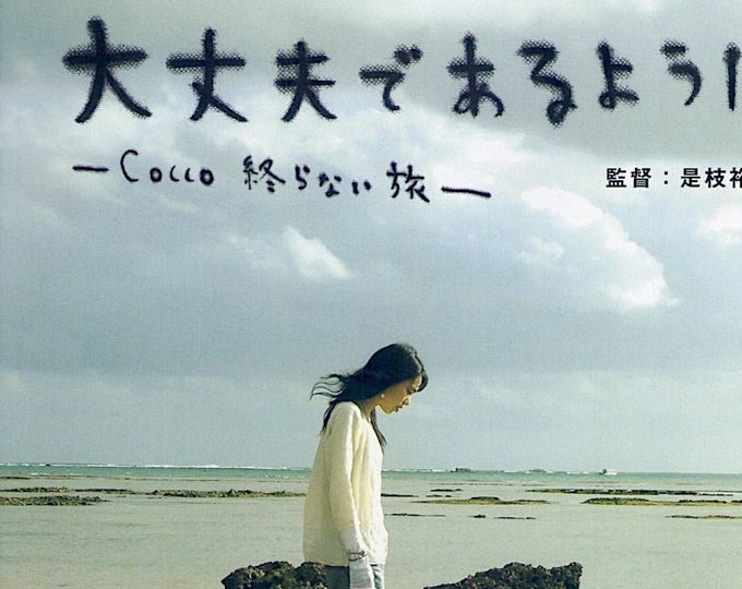 Daijobu de aruyouni | Japan Cinema, Cocco, Kore-eda Hirokazu | 2008 original print | Japanese chirashi film flyer