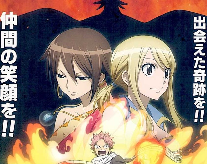 Fairy Tail the Movie | Japan Anime | 2013 original print | Japanese chirashi film flyer