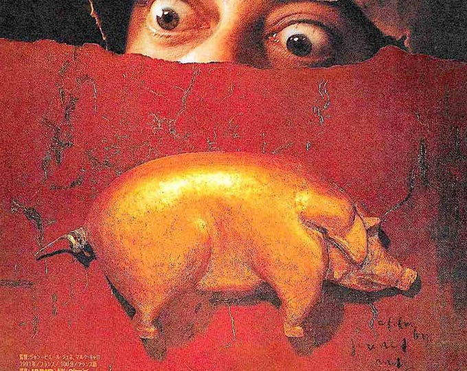 Delicatessen (B) | 90s French Cult Classic, Jeunet & Caro | 2025 print | Japanese chirashi film flyer
