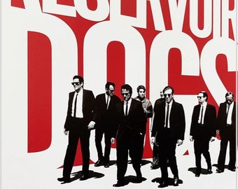 Reservoir Dogs | 90s Cult Classic, Quentin Tarantino | 2023 print | Japanese chirashi film flyer
