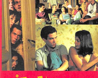 Spanish Apartment | Cult French Cinema, Cedric Klapisch, Romain Duris, Audrey Tautou | 2004 original print | Japanese chirashi film flyer