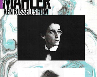 Mahler | 80s British Cinema, Robert Powell, Ken Russell | 1988 print | Japanese chirashi film flyer