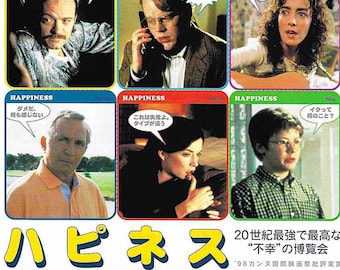 Happiness | Cult American Cinema, Todd Solondz | 2000 original print | Japanese chirashi film flyer