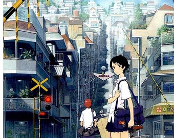 Girl who Leapt Through Time (C) | Japan Anime, Mamoru Hosoda | 2021 print | Japanese chirashi film poster