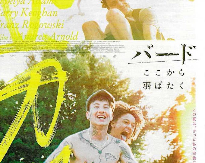 Bird (A) | British Cinema, Franz Rogowski, Barry Keoghan | 2025 original print | Japanese chirashi film flyer