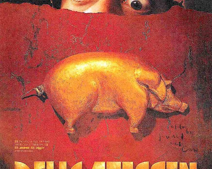 Delicatessen (B) | 90s French Cult Classic, Jeunet & Caro | 2025 print | Japanese chirashi film flyer