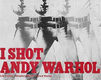I Shot Andy Warhol | 90s American Cinema, Mary Harron, Lili Taylor | 1996 original print | vintage Japanese chirashi film flyer