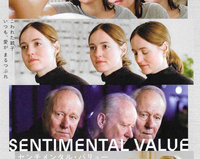 Sentimental Value | Norwegian Cinema, Renate Reinsve, Joachim Trier | 2026 original print | Japanese chirashi film flyer