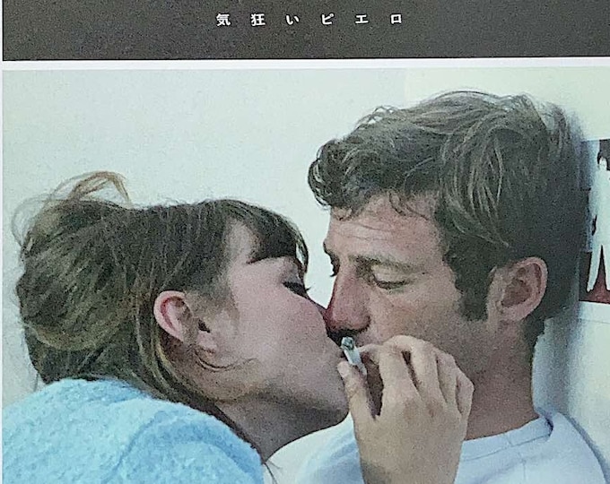 Breathless + Pierrot le fou (B) | 60s French Classics, Jean-Luc Godard | 2022 print | Japanese chirashi film flyer