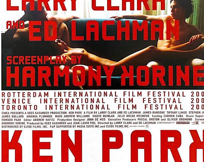 Ken Park (A) | Cult American Cinema, Larry Clark, Harmony Korine | 2003 original print | Japanese chirashi film flyer