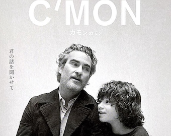 C’mon C’mon (A) | A24 US Cinema, Joaquin Phoenix, Mike Mills | 2022 print | Japanese chirashi film flyer