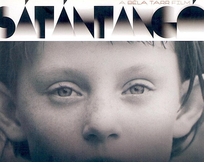 Satantango (B) | 90s Hungarian Art Cinema, Bela Tarr | 2019 print, gatefold | Japanese chirashi film flyer