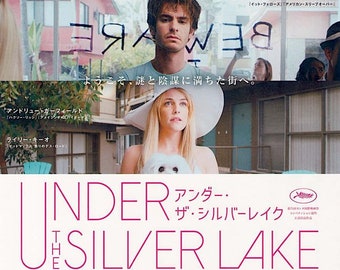 Under the Silver Lake (B) | David Robert Mitchell, Andrew Garfield | 2018 original print | Japanese chirashi film flyer