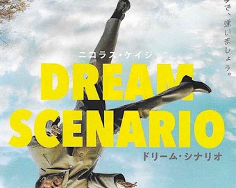 Dream Scenario | American Cinema, Nicolas Cage, Kristoffer Borgli | 2024 print | Japanese chirashi film flyer