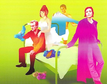 Rules of Attraction | Cult American Cinema, Shannyn Sossamon, Roger Avary | 2003 original print | Japanese chirashi film flyer