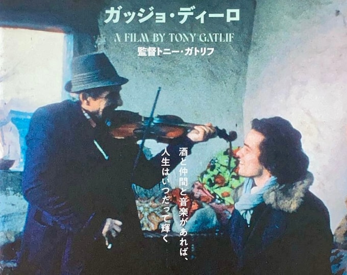 The Crazy Stranger | 90s French Cinema, Tony Gatlif | 2023 print, gatefold | Japanese chirashi film flyer