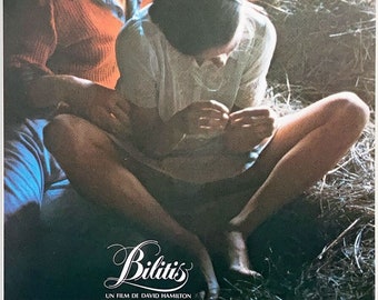 Bilitis | 70s French Cinema, David Hamilton | 1977 original print | vintage Japanese chirashi film poster