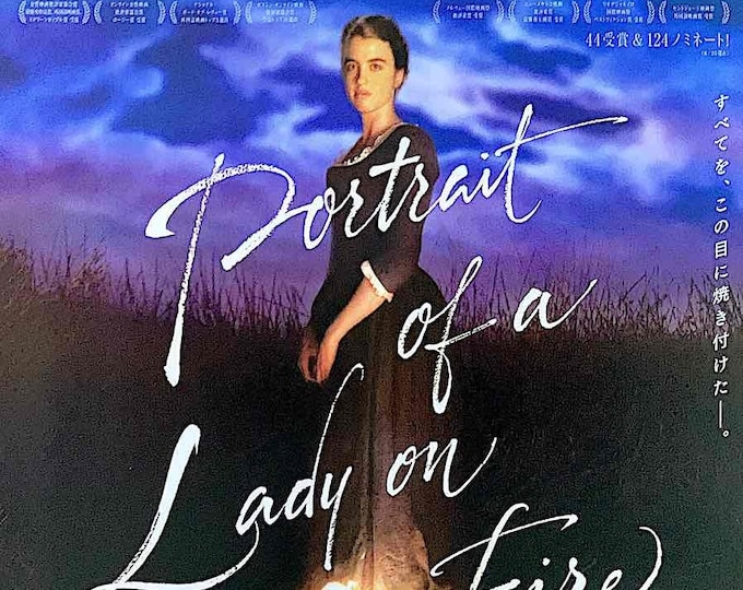 Portrait of a Lady on Fire (A) | French Cinema, Adele Haenel, Celine Sciamma | 2020 original print | Japanese chirashi film flyer