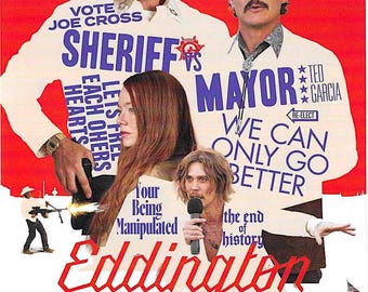 Eddington (B) | American Cinema, Joaquin Phoenix, Ari Aster | 2025 print | Japanese chirashi film flyer