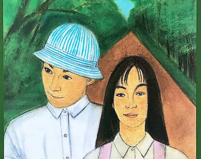 A Quiet Life | 90s Japan Cinema, Juzo Itami | 1995 original print | vintage Japanese chirashi film flyer