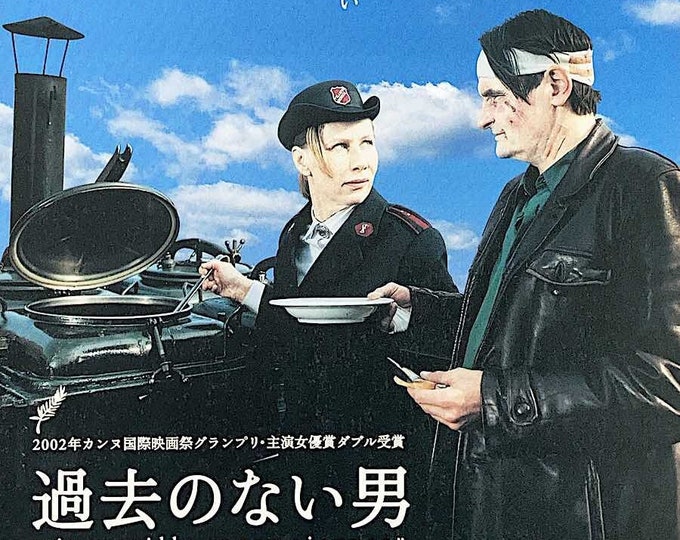 Man Without A Past | Finnish Cinema, Aki Kaurismaki | 2003 original print | Japanese chirashi film flyer