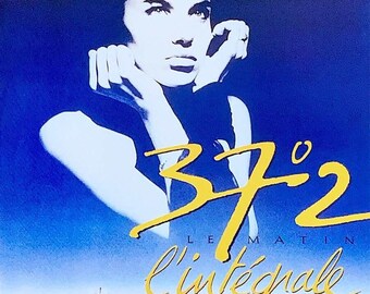 Betty Blue (E) | 80s French Classic, Beatrice Dalle, Jean-Jacques Beineix | 1996 print | vintage Japanese chirashi film flyer