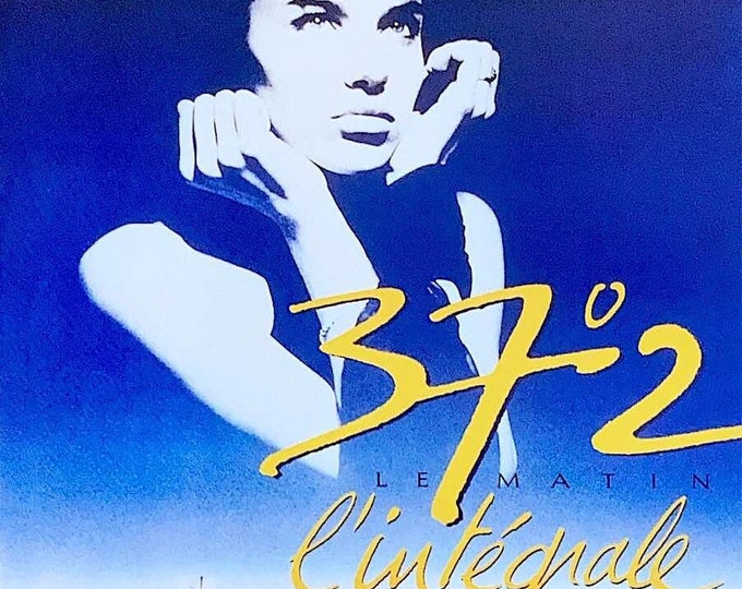 Betty Blue (E) | 80s French Classic, Beatrice Dalle, Jean-Jacques Beineix | 1996 print | vintage Japanese chirashi film flyer