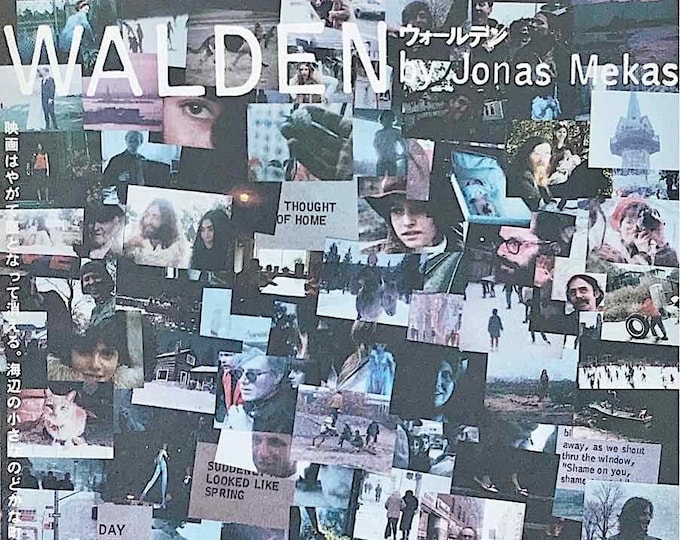 Walden | 60s Diary Film, Jonas Mekas | 2013 print | Japanese chirashi film flyer