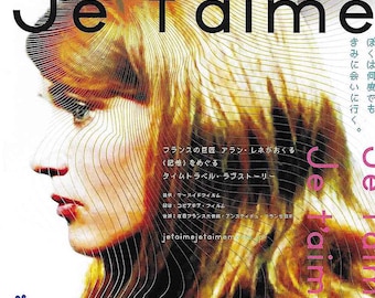 Je t'aime, Je t'aime | 60s French Classic, Alain Resnais, Claude Rich | 2025 print | Japanese chirashi film flyer