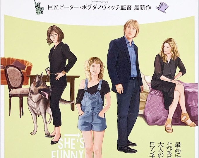 She’s Funny That Way | American Comedy, Imogen Poots, Peter Bogdanovich | 2015 original print | Japanese chirashi film flyer