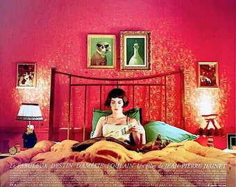 Amelie (C) | French Cinema Classic, Audrey Tautou | 2023 print, gatefold | Japanese chirashi film flyer