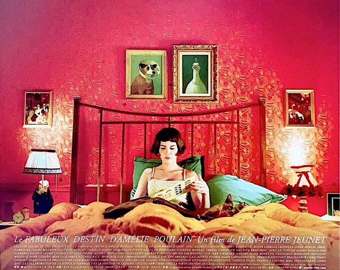 Amelie (C) | French Cinema Classic, Audrey Tautou | 2023 print, gatefold | Japanese chirashi film flyer