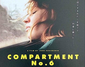 Compartment No. 6 | Finnish Cinema, Juho Kuosmanen | 2023 original print | Japanese chirashi film flyer